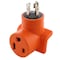 Ac Works Plug Adapter, 6-50R, L14-30P, 0 ft., Orange WDL1430650 - alternate 1